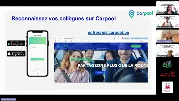 Voir ou revoir notre webinaire du 7 septembre 2026 « Comment organiser le covoiturage en entreprise », en collaboration avec Carpool/Mpact